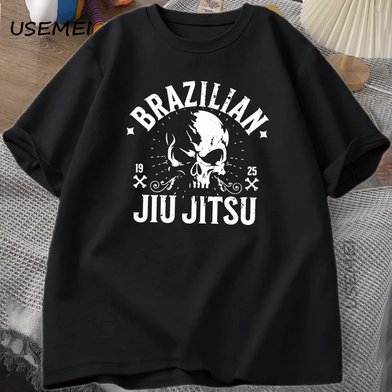 

Brazilian Jiu Jitsu T Shirt Men Dad BJJ Fans T-shirt Casual Cotton Short Sleeve Tshirt Men's Clothes Streetwear High Quality