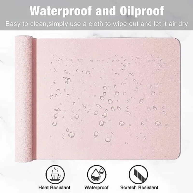1PCS 80x40cm Foldable Desk Mat Large Anti Slip Writing Pad Waterproof Art Studio Desktop Protector Extended Mouse Pad