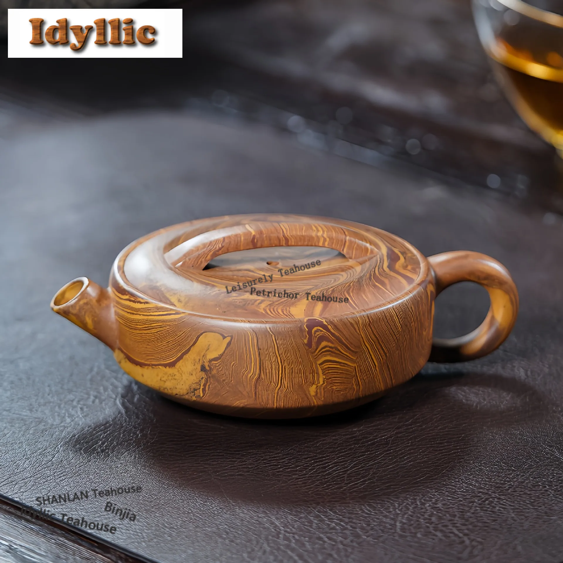 

200ml Ancient Yixing Purple Clay Teapots Handmade Large Caliber Pot Raw Ore Wring Mud Kettle With Infuser Chinese Zisha Tea Set