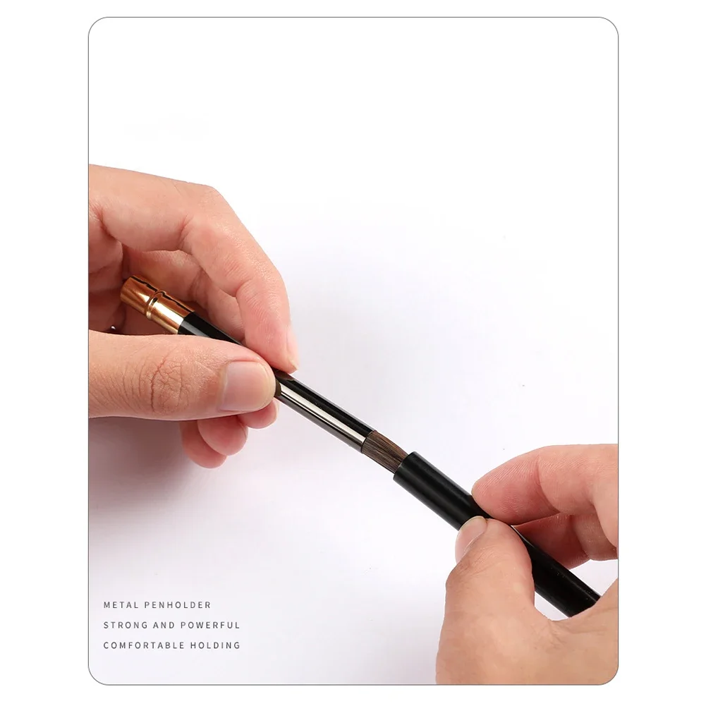 فرشاة تلوين شعر الذئب للطلاب ، فرش رسم فنية ، قضيب قابل للفصل ، فرشاة ألوان مائية فنية ، جودة عالية