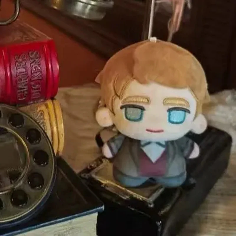 Anime Sherlock Holmes John Watson Cosplay Keychain Plush Stuffed