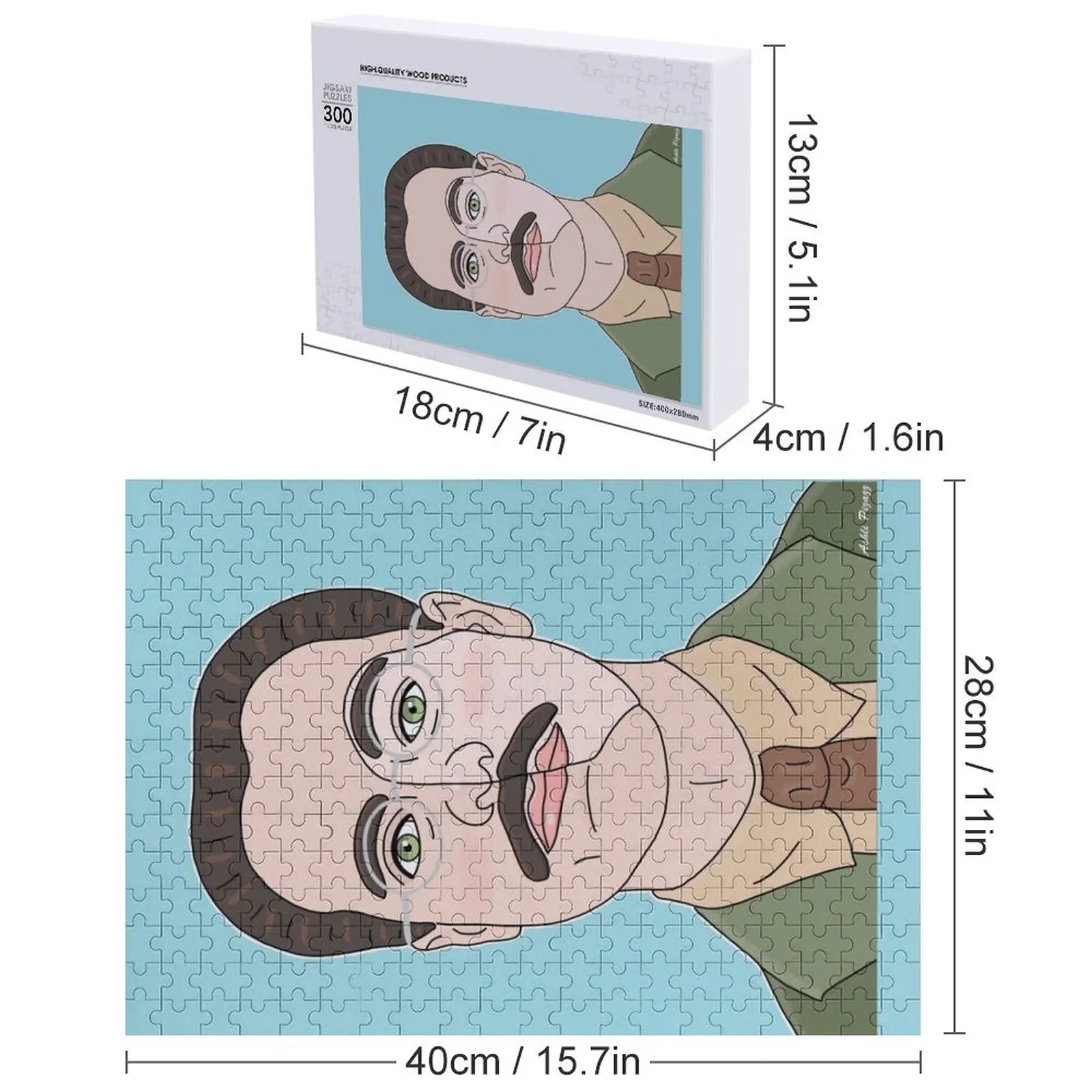 Richard Harrow van Boardwalk Empire Jigsaw Puzzle Kinderspeelgoed voor kinderen Houten naampuzzel