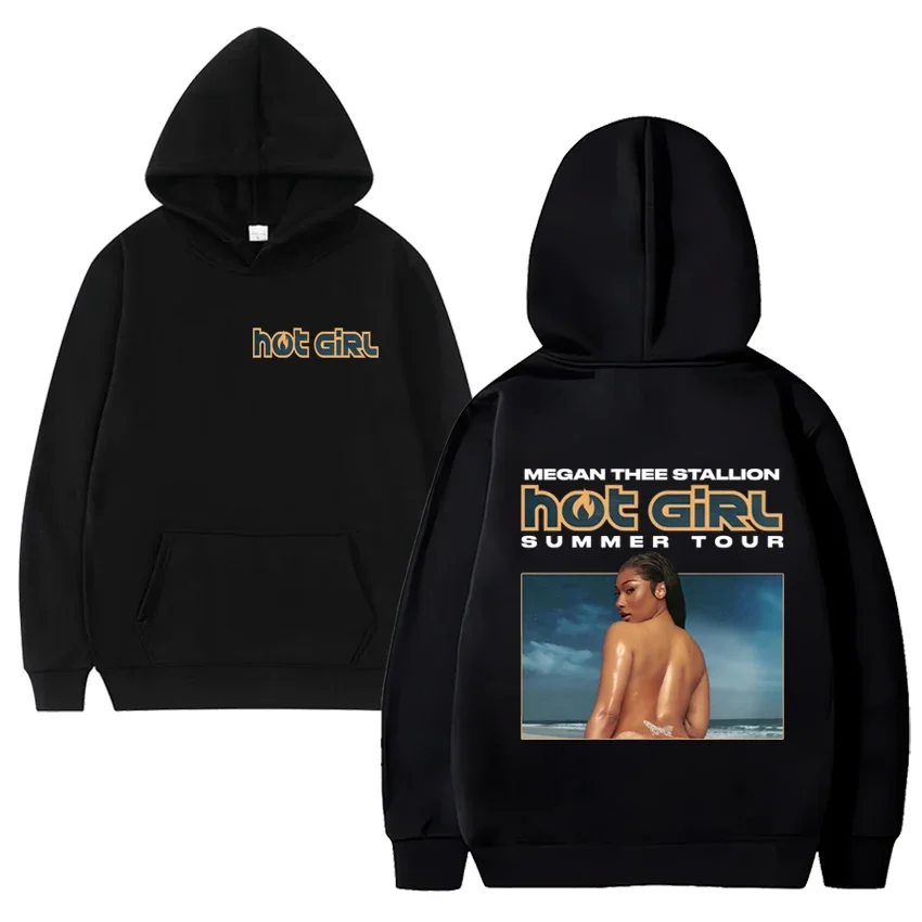 

Rapper Megan Thee Stallion Hot Girl Summer Tour 2025 print Hoodie Men Women Fleece Long sleeve Sweatshirt Unisex Fashion Tops
