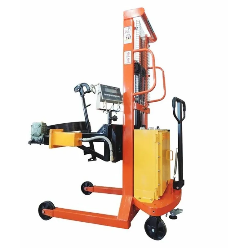 Heavy Duty 200L Drum Scale Electric Lifting Dumping Forklift Weighing Truck Portable Electronic Barrel Scale for Iron Drum