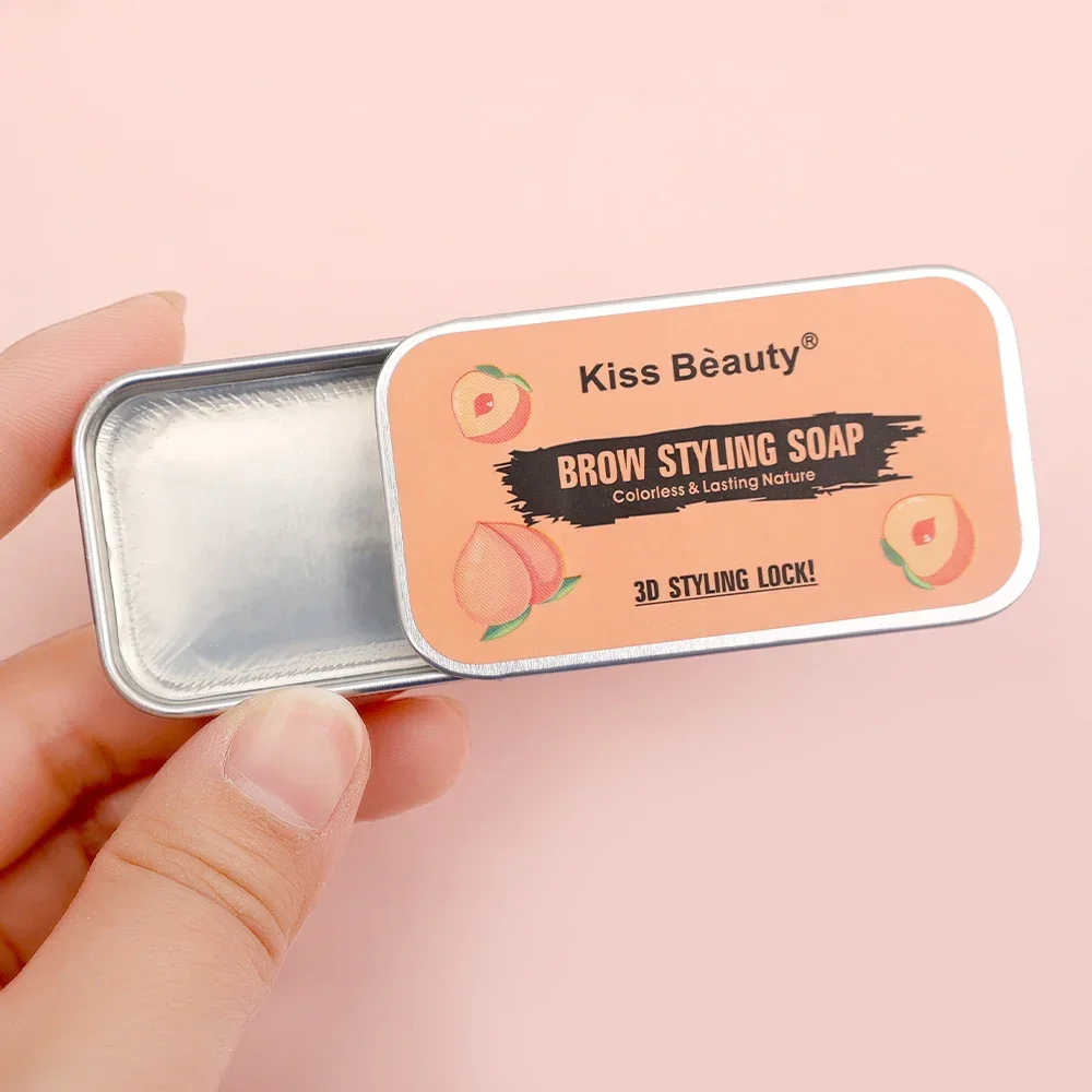 와일드 아이브로우 스타일링 솝 인핸서 아이브로우 왁스 솝 방수 오래 지속되는 착용하기 쉬운 투명한 눈썹 쉐이핑 젤 메이크업