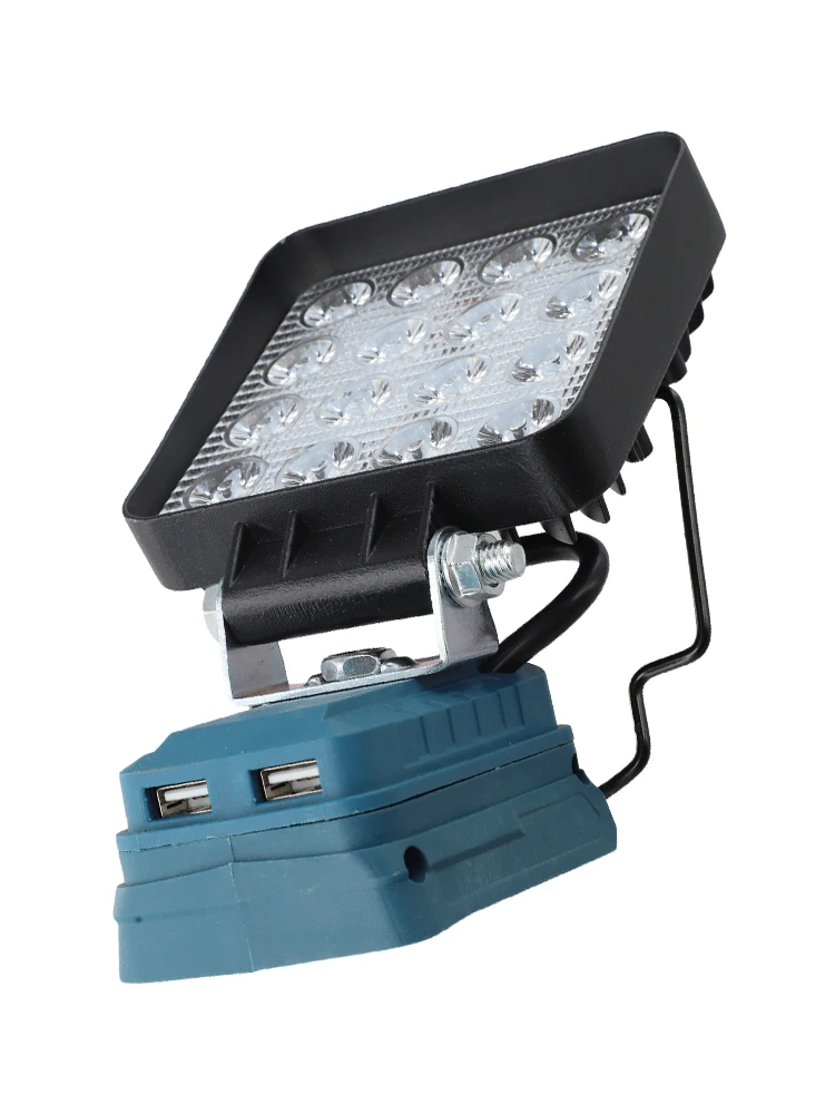 Environmentally Friendly Work Light Power Bank as Picture Electric Torch Adjustable Lamp Head Mobile Device Charger