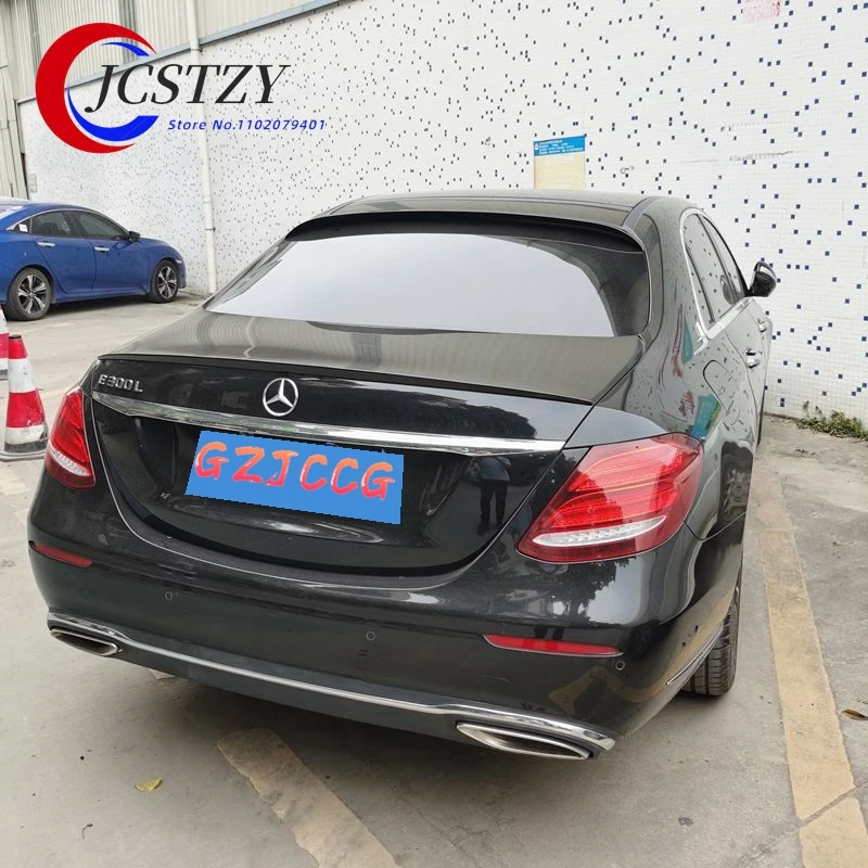 

High Quality Carbon Fiber Car Rear Wing Spoiler For Benz W213 E300 E320 E260 E63 Spoiler 2015-2017