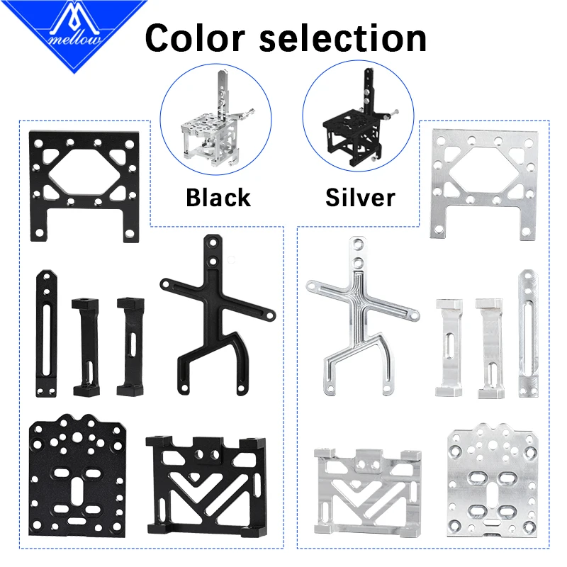 Mellow-piezas de soporte de cabezal de impresión VzBoT para impresora 3D Goliath Crazy Dragon Hotend VZ, extrusora Sherpa Mini Micro 235/330,