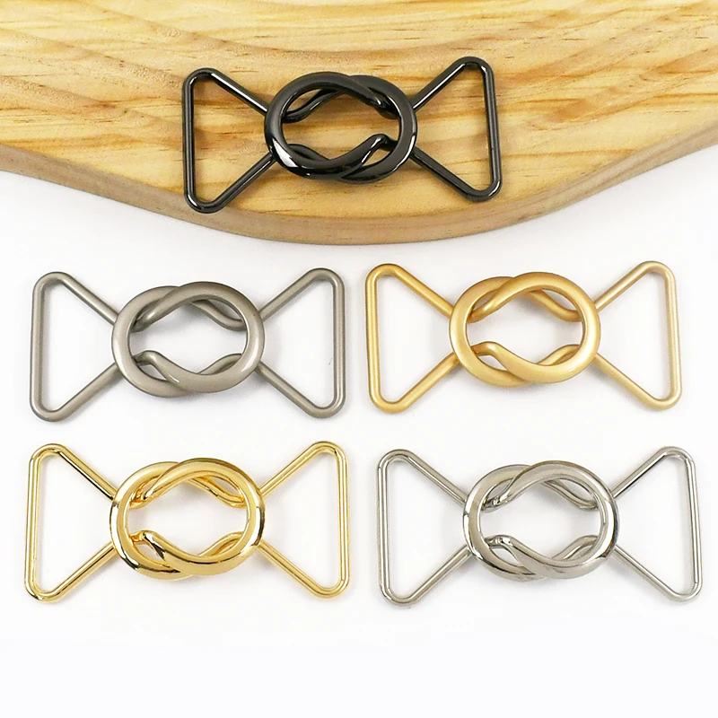 

5Pcs Meetee 20-40mm Waistband Belt Buckle Metal Connect Hook Coat Dress Down Jacket Bag Decorative Adjust Clasp Sewing Accessory