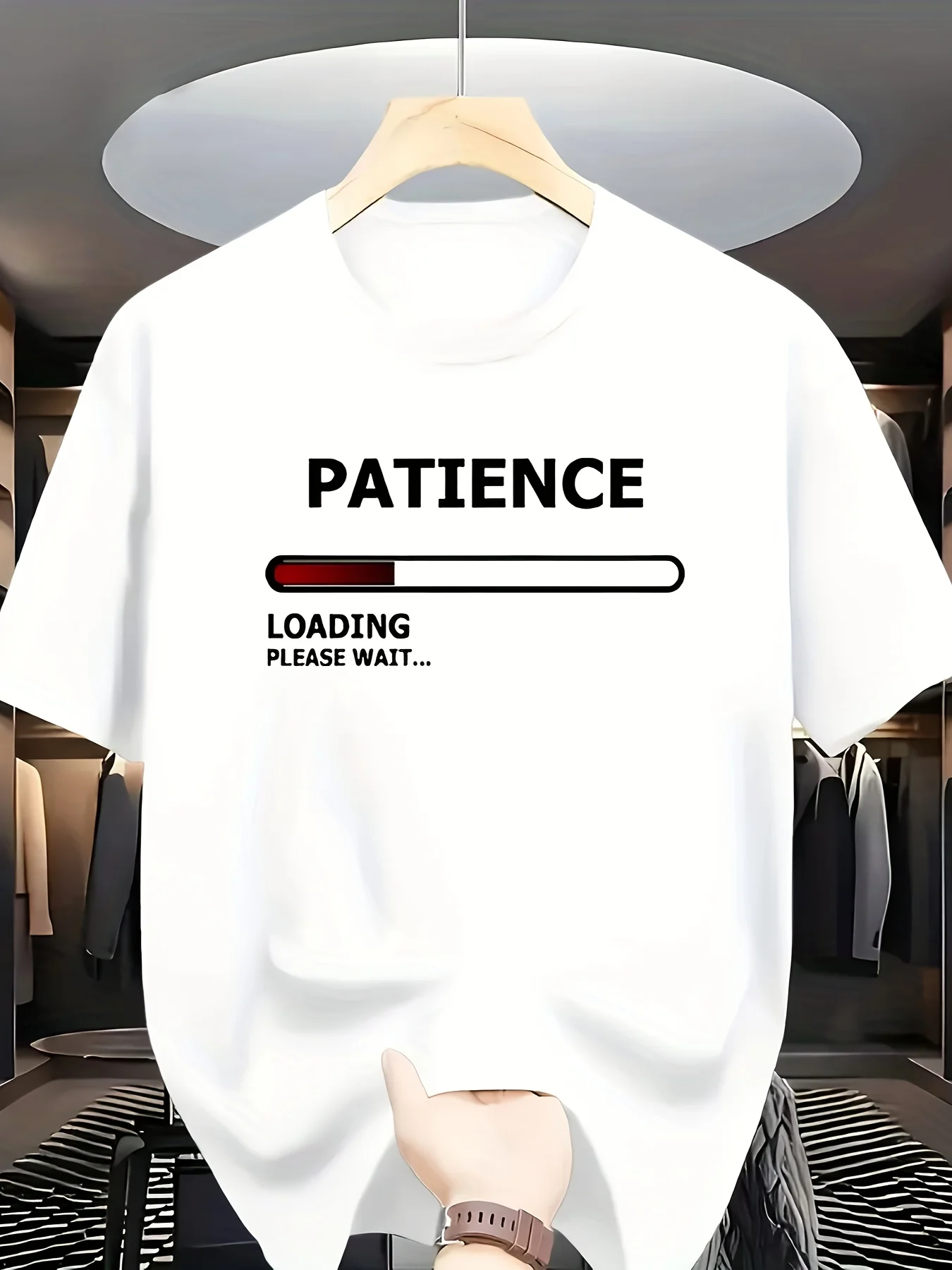 Men's Summer Versatile Printing Short-sleeved T-shirt Can Be Machine Washed Fitness and Daily Wear, Fashion Forward Style