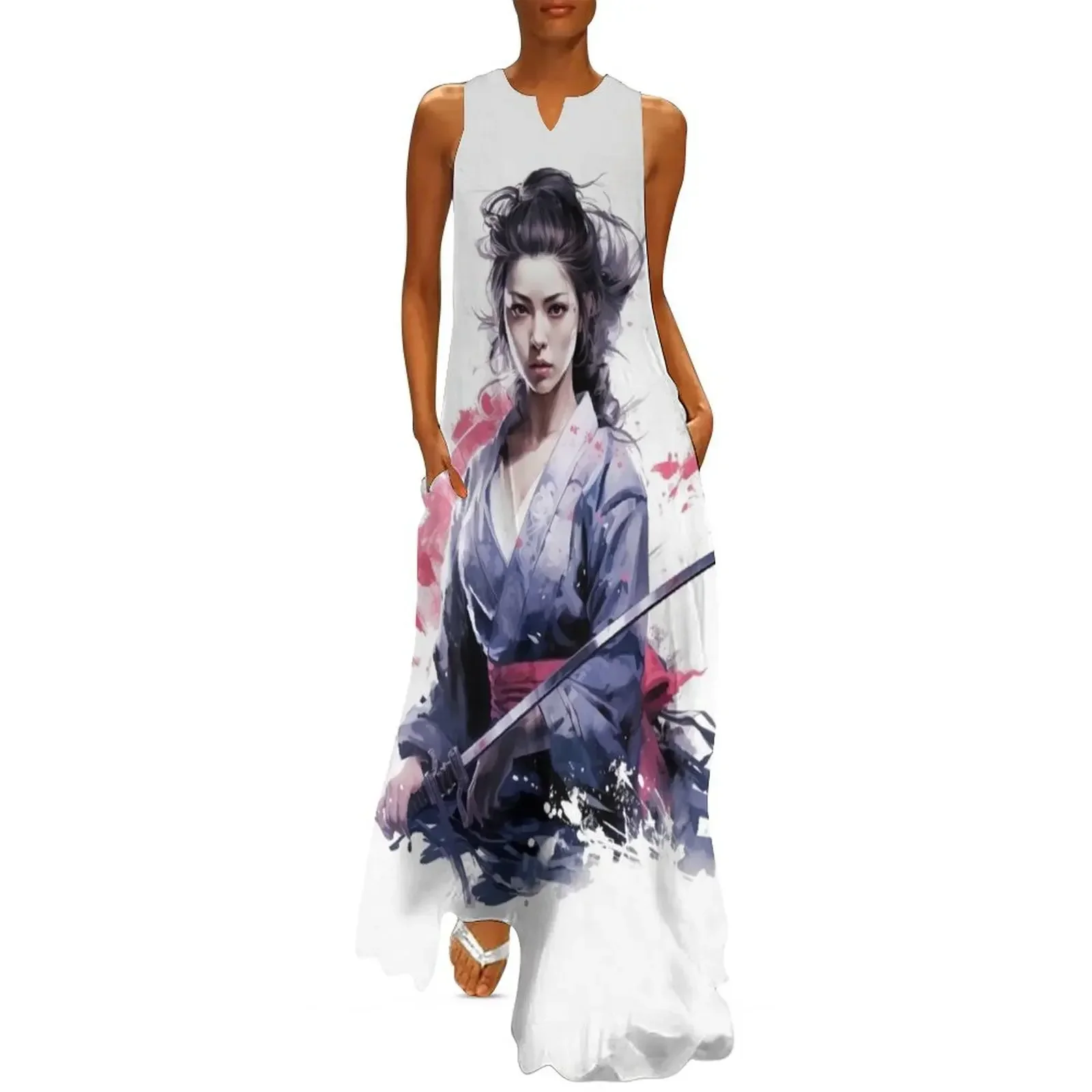 

Elegance of Kyoto: Portrait of a Japanese Woman Long Dress Clothing elegant dress women's summer clothing 2025 Dress