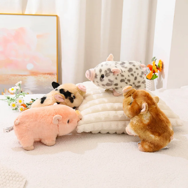 Kawaii Mini Pig Toys Stuffed Animal Plush Toy Gifts for Girls Boys Birthday Gifts Lovely Baby Pig Toys Doll Hug Toys