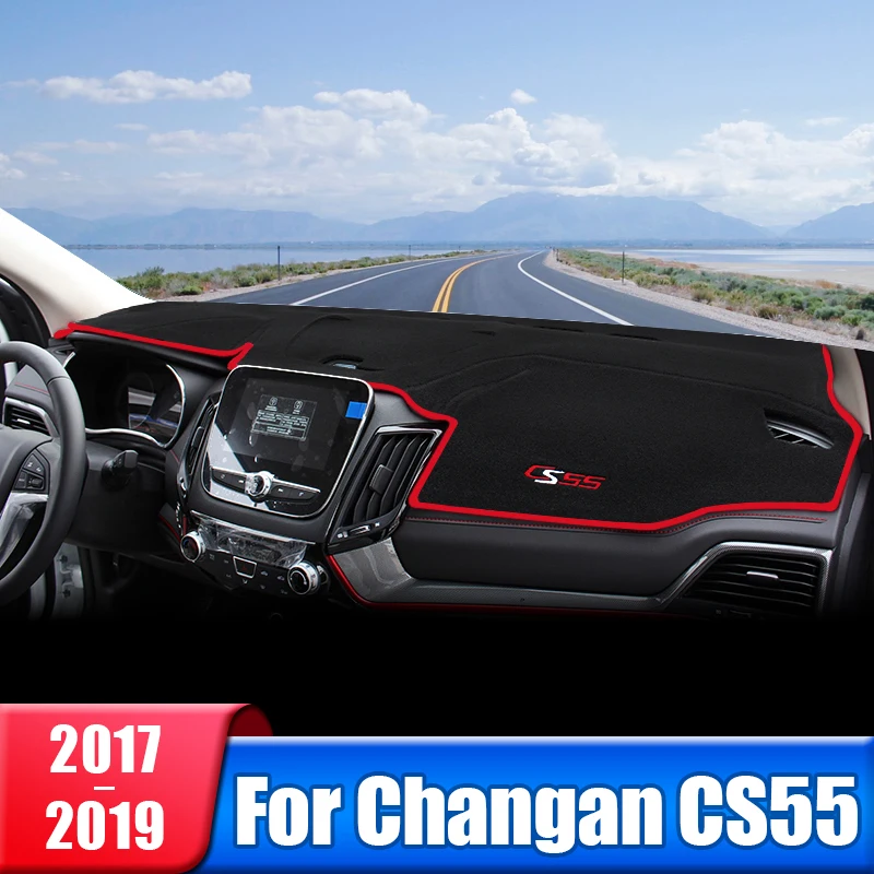 

Car Dashboard Cover For Changan CS55 2017 2018 2019 Instrument Desk Sun Shade Mat Non-slip Pad Accessories