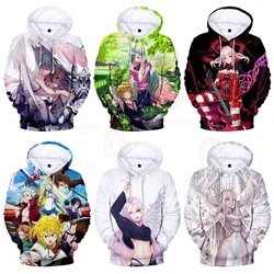 The Seven Deadly Sins Cute Kids Baby Boy Hoodies Anime Cartoon Meliodas Boys Girls Sweatshirts Spring AutumnThin Coat Children