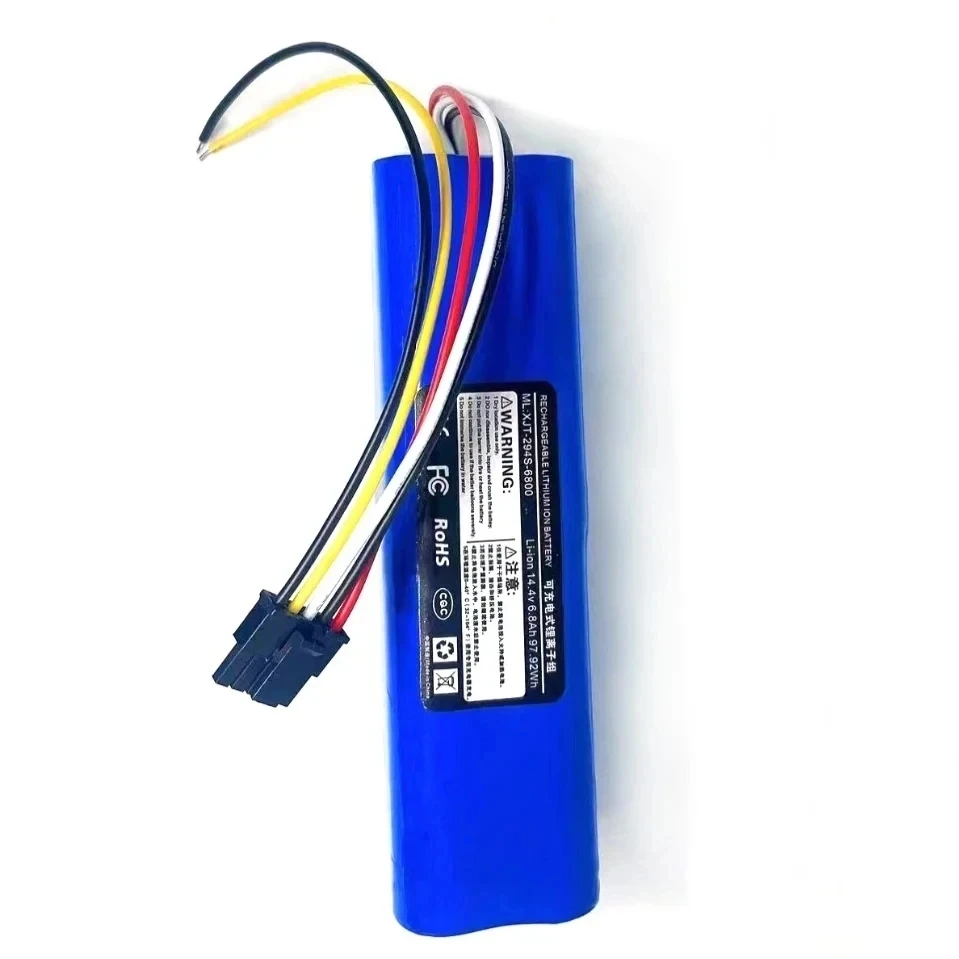 Batterie pour aspirateur robot, Batteries pour CECOTEC CONGA, 100% mAh, 12800mAh, 4090, 4490, 4690, 4590, 14.4V, 18650, 4S2P, Nouveau