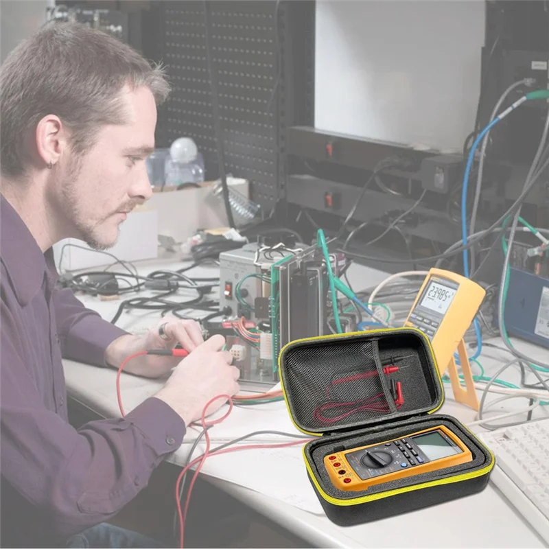 

BHBD-Carrying Case For 15B+/17B+/ 101/117/115/116/114/113/177/179/233/106/107 Multimeter Testers Accessories