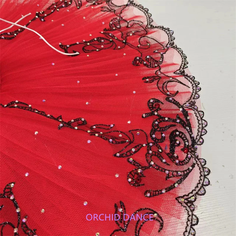 high quality fashion Unique Design Kids Girls Children Women Adult Performance Wear red  Ballet Tutu Costumes