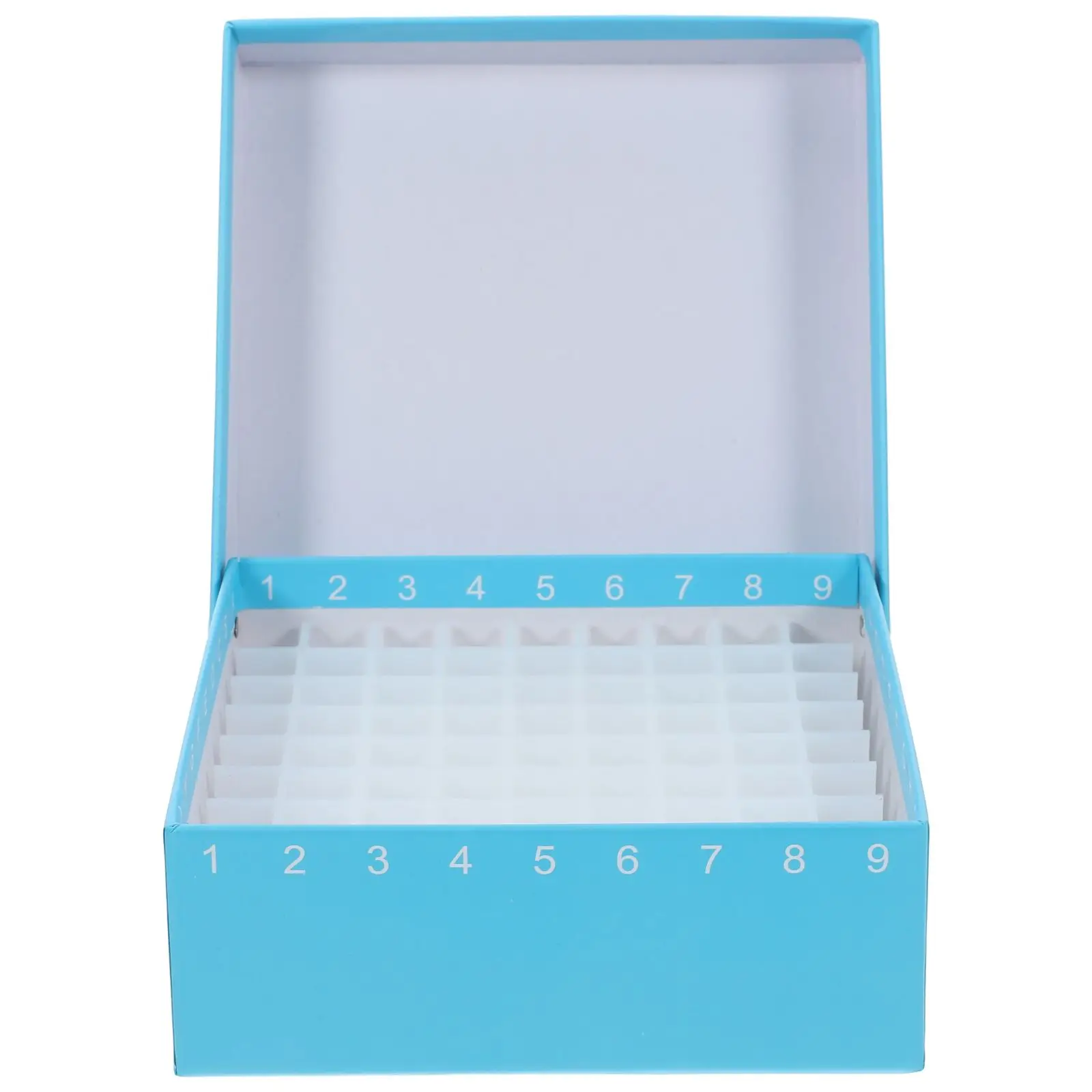 

Tube Box 81 Wells Centrifuge Holder Microcentrifuge Laboratory Container Paper Storage Freezer Sturdy Design Sample