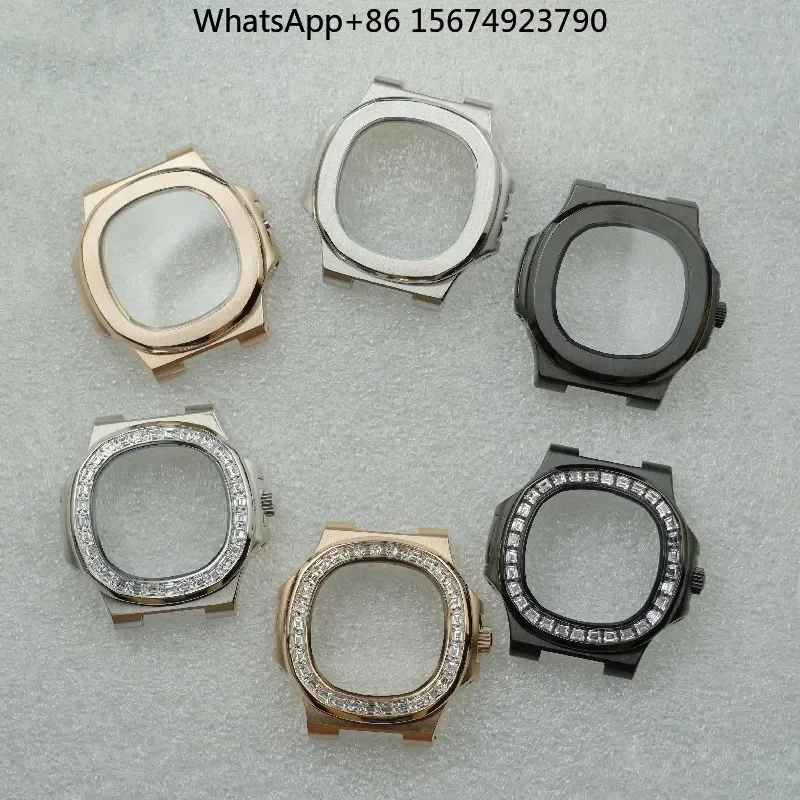 NH35 case with diamonds, parrot case modification, add diamonds, diving watch assembly, mechanical automatic movement change