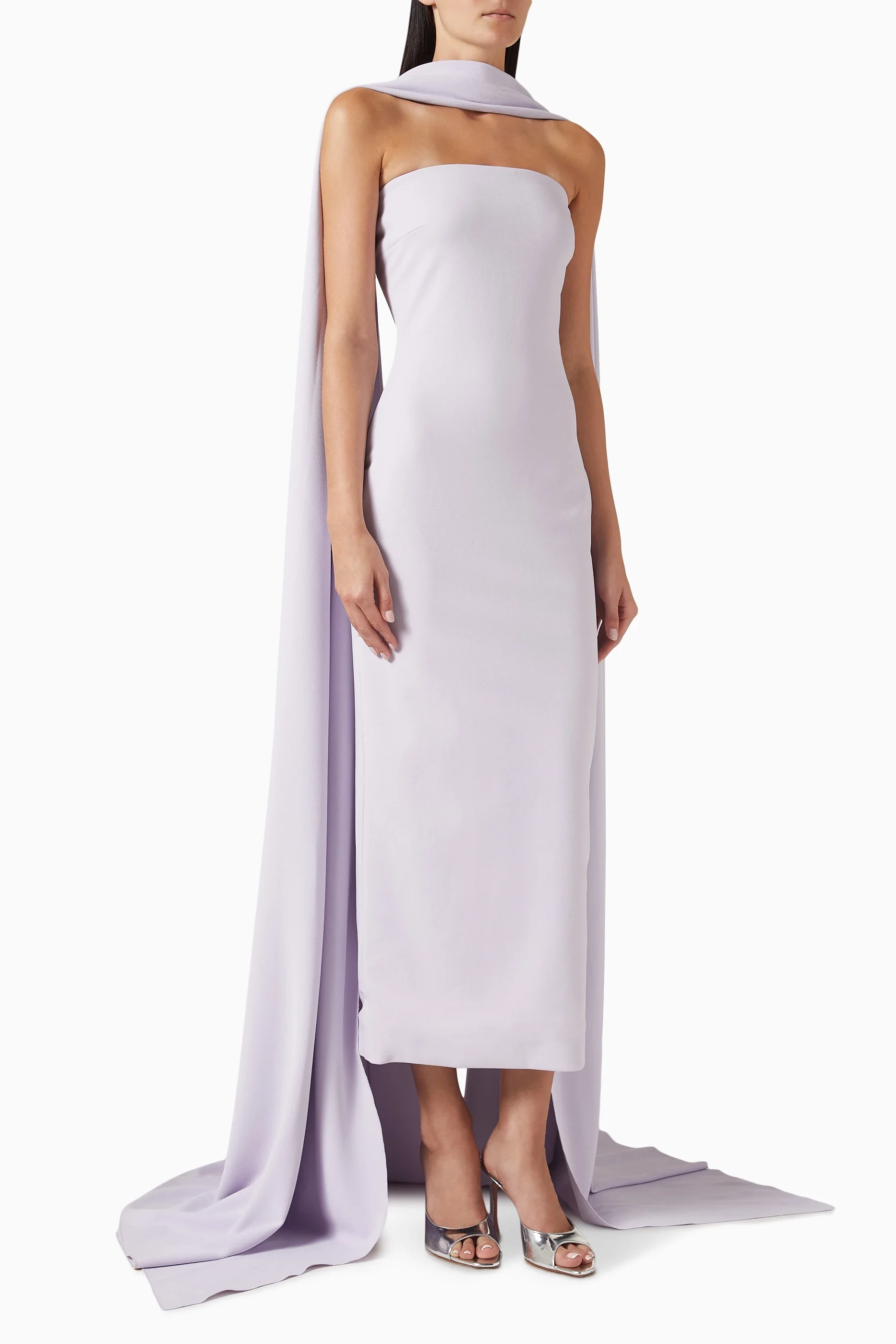 High Quality Customized Strapless Ankle Length Purple Sleeveless Zipper Kleider Damen Elegant فساتين حفلات التخرج Prom Dress view 2