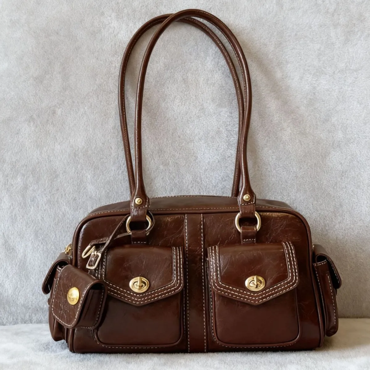 

Винтажные повседневные однотонные сумки на плечо с внутренним отделением, большая вместимость, Лидер продаж, сумки-тоут для женщин, женские сумки из искусственной кожи под мышками