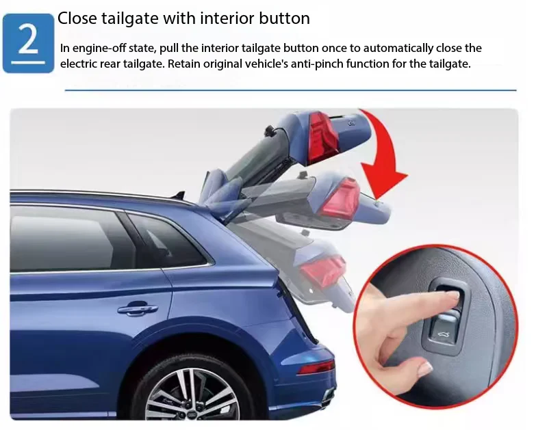 Für audi q5 q7 a5 Schlüssels teuerung Power Liftgate Fernbedienung Schließ system elektrische Kofferraums chloss Modul intelligente Heckklappe Auto – Detail 6