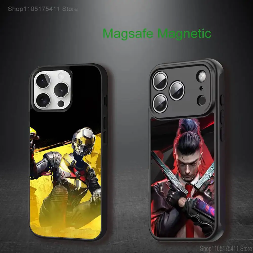 

B-Blood-Game S-Strike Phone Case For iPhone 17,16,15,14,13,12,11,Pro,Max,Plus,Mini,SE4,E Magnetic Magsafe Wireless Charging