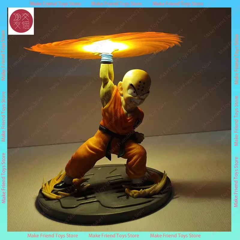 25cm Figurka Dragon Ball Z Son Goku Super Genki z PVC, świecąca, z diodami LED, kolekcjonerska, idealny prezent dla fanów, dekoracja na półkę.