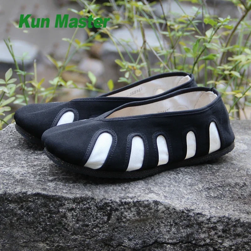 Manual Strong Cotten Fabric Rubber Soles  Taoist Shoes Chinese Traditions Footwear Tai Chi Shoes  Kung Fu Wushu Shoes