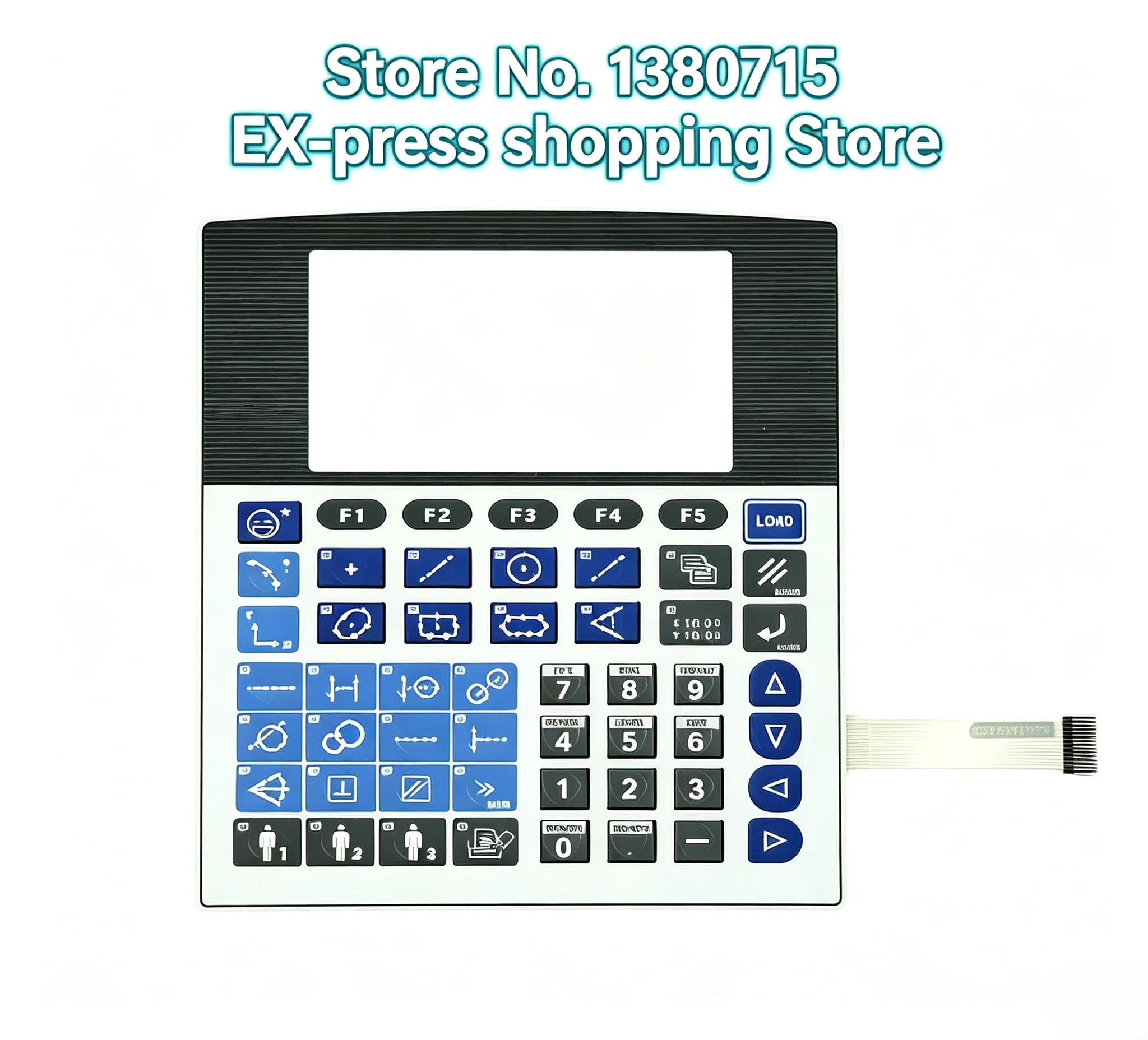 Control Panel Membrane Keypad Overlay Fit QM‑DATA200 Measuring Instrument Keyboard Film Replacement Part