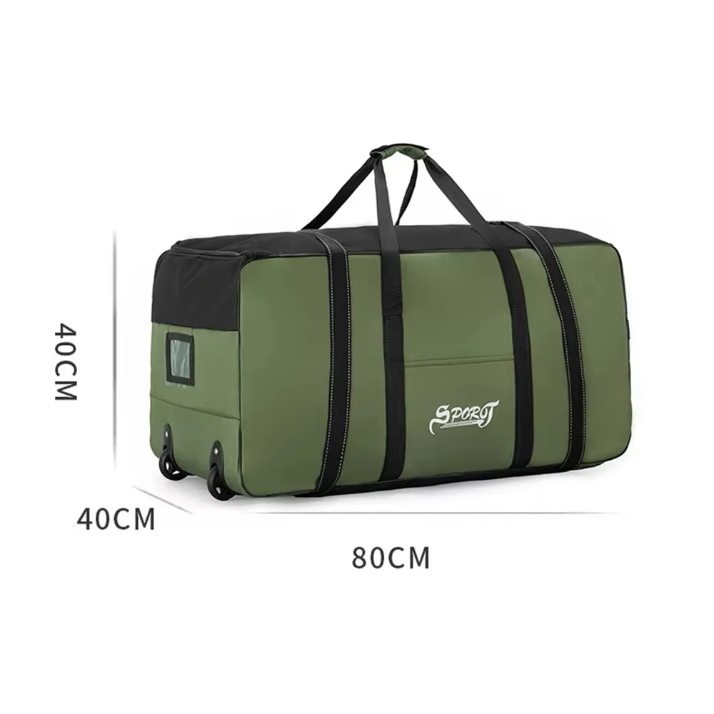 Foldable Wheel Bags Luggages Storage Bag with Wheels Large Capacity Carry On Luggage Carrier Expandable Trolley Suitcase