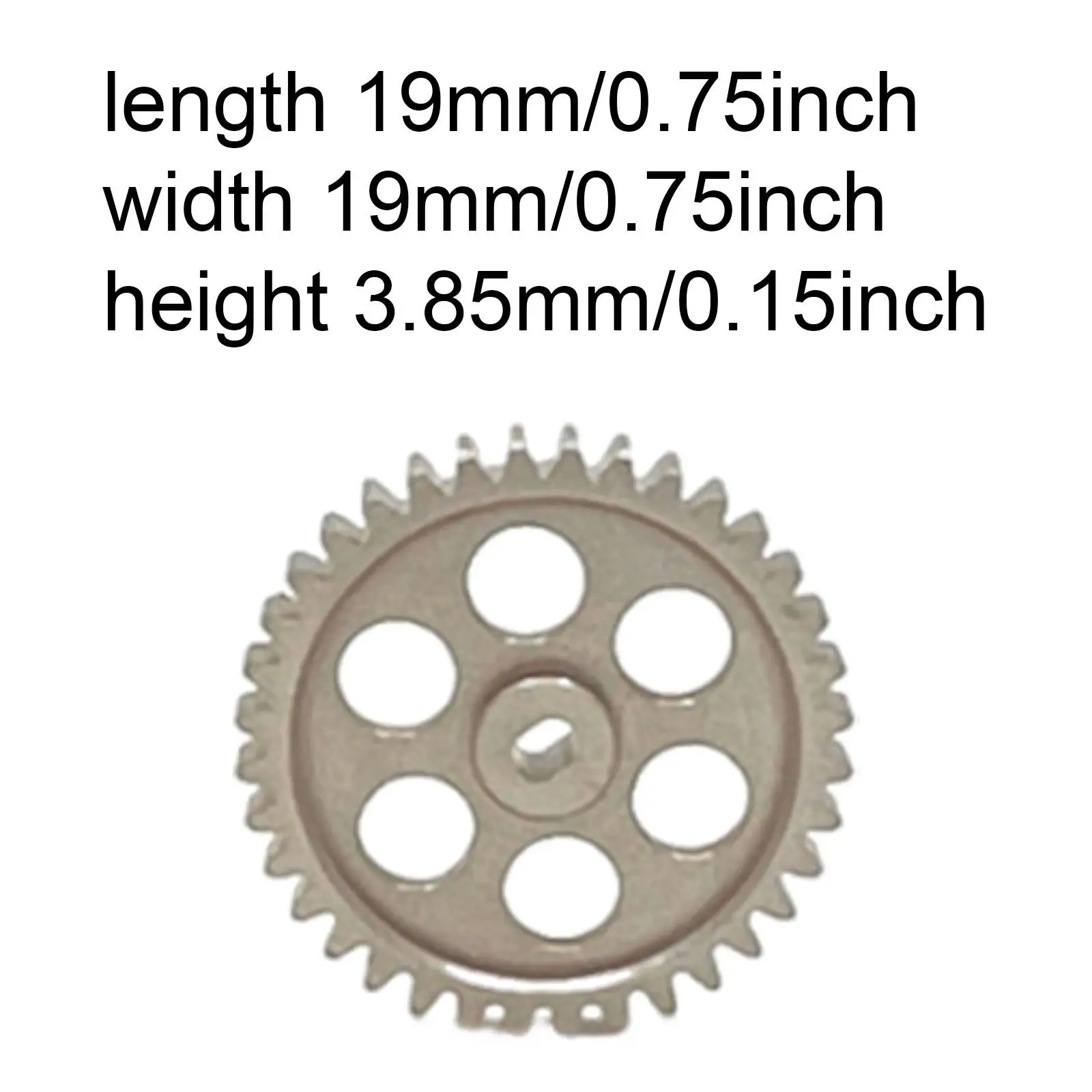 M0.5 34T Metal Gear Lightweight Aluminum Alloy Reduction Gear Transmission Upgrade for 1/24 Scale RC Cars 244016