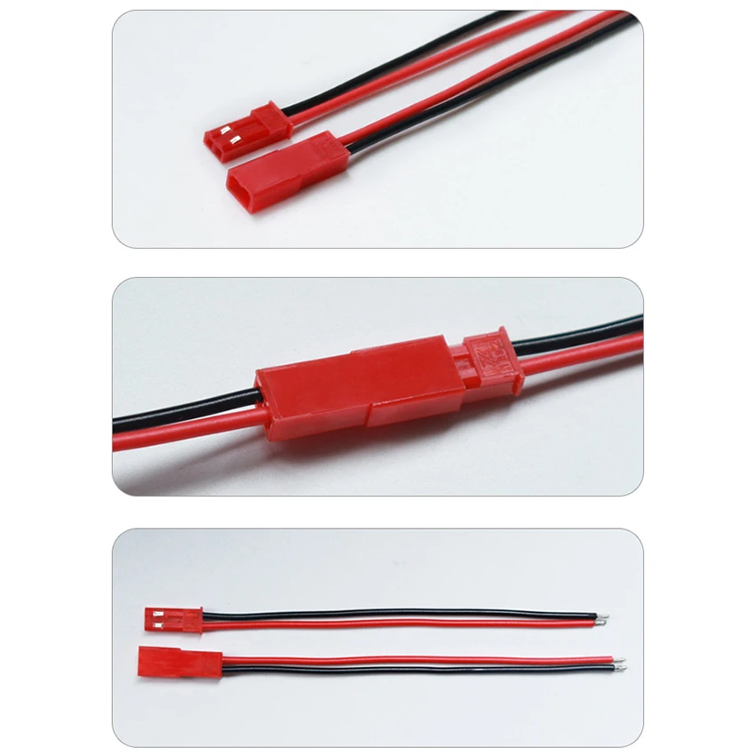 5 أزواج الذكور والإناث موصل JST كابل توصيل لتقوم بها بنفسك 2 دبوس موصلات محطات 10 قطعة 150 مللي متر