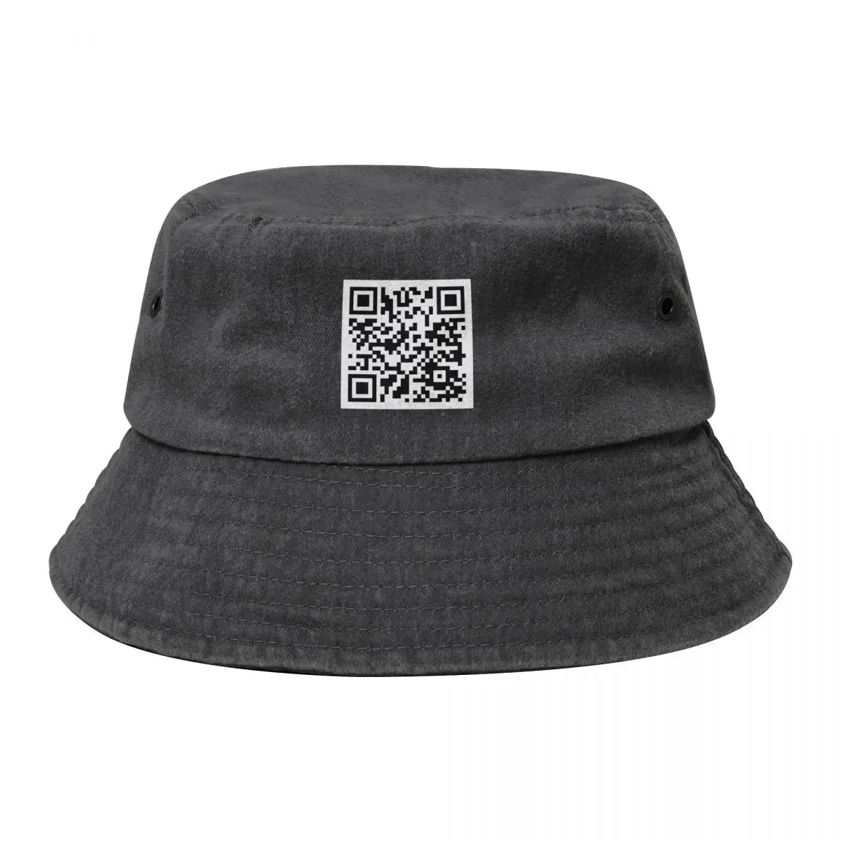 

Rick Roll QR Code Bucket Hat Fashion Beach Vintage custom Hat Golf Men Women's