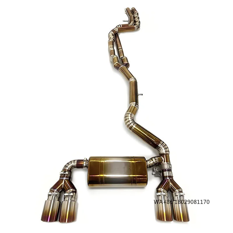 Tuning Sport Catback Muffler for  M2C/M2 Competition F87 3.0T 2018-2023 Titanium Pipe Valve Exhaust Systems