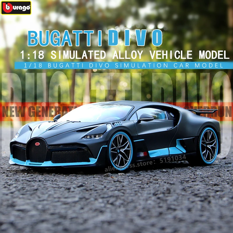 

Модель спортивного автомобиля Bugatti chiron Bburago, масштаб 1:18