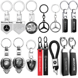 3D Metal Car Keychain Keyring Pendant Accessories for Mercedes Benz AMG E C G R S Class W176 W204 W212 W169 W176 W177 W203 W201