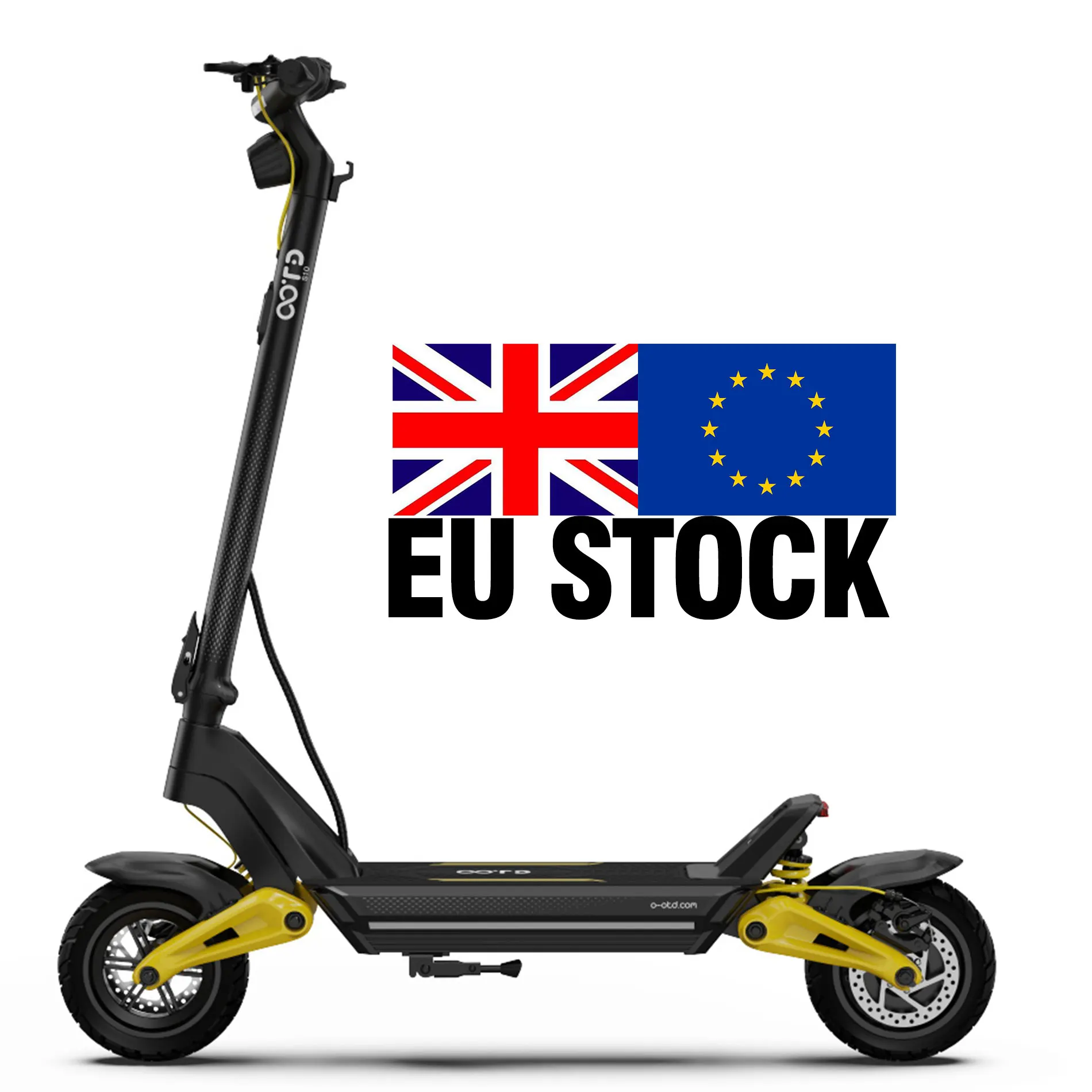 EU Stock C-Type Damping Dual Suspension Lightweight Electric Scooter Folding Elec Scooter 25KM/H Stand-up Moped