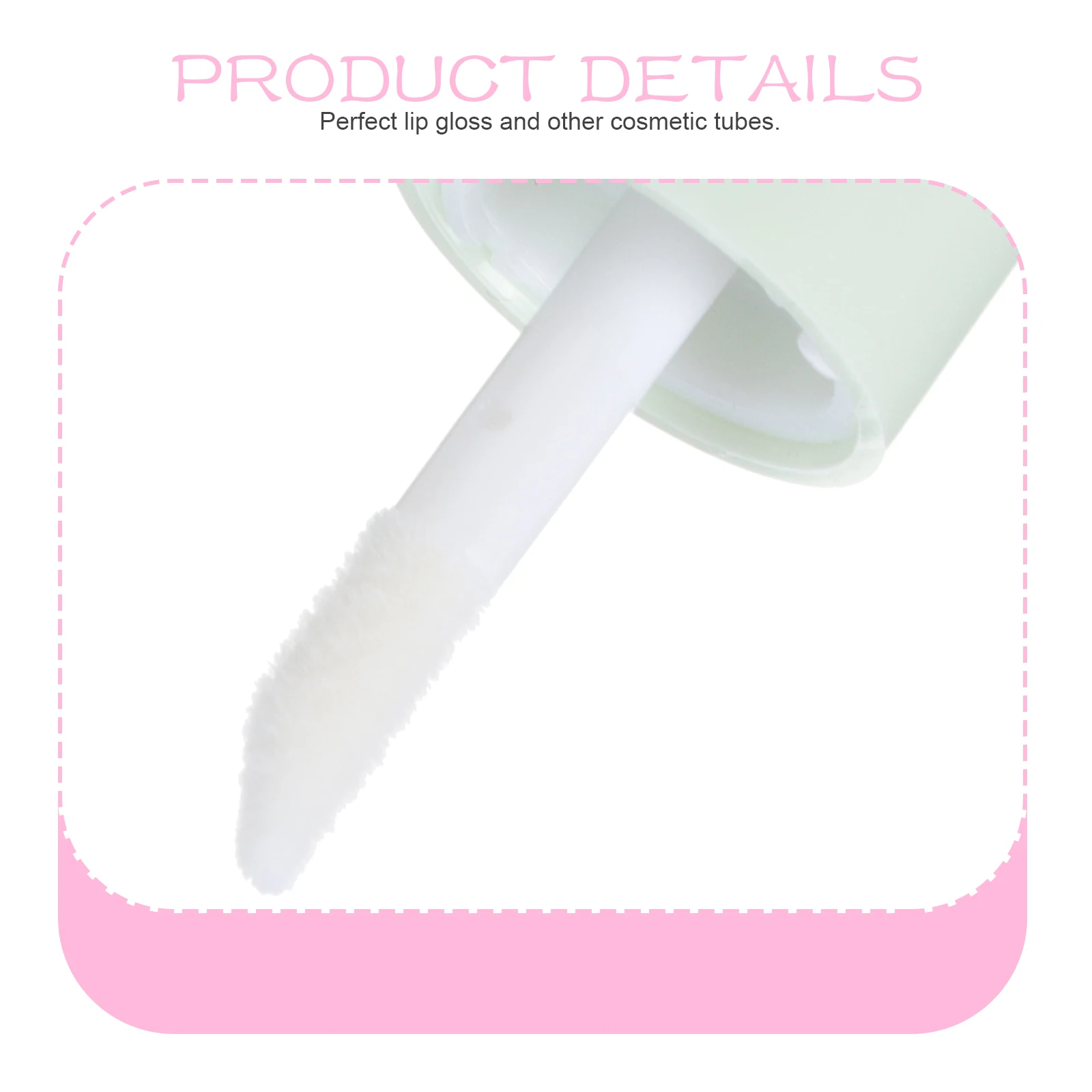 

10 PCS Lip Tint Gloss Empty Bottle Tube Shape Hydrating Bottles with Wands Lipgloss Shapes Shaped Travel