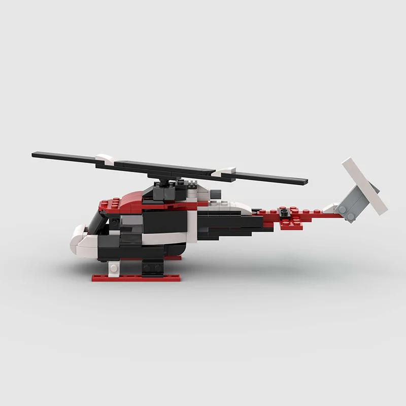 Compatible with Lego small particles hot sale moc helicopter building block boys educational assembly toyscross-border wholesale