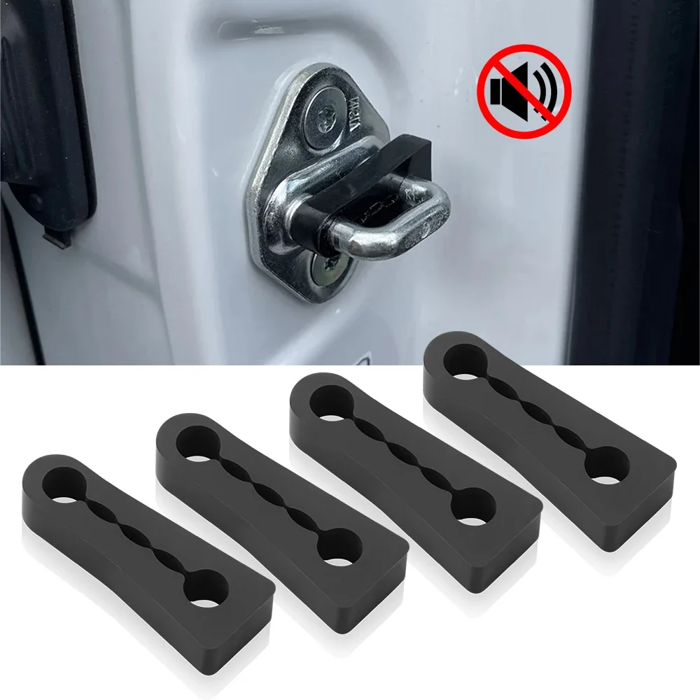 Sound Damper Door Lock Buffer For Mitsubishi Pajero Lancer Outlander ASX Montero Shogun Sport L200 Door Striker Deaf Gap Seal
