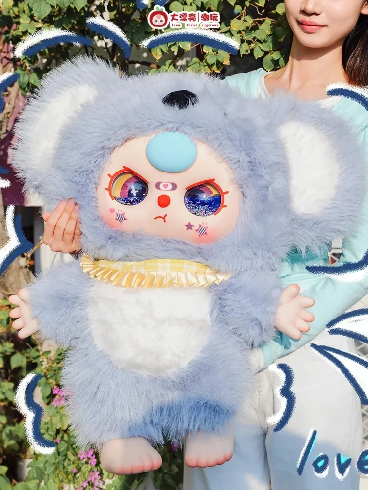

Baby Three 1000% V2 Large Doll Blind Box Vinyl Plush Dolls Mysterious Surprise Box Adorable Animal Model Collection Toy Gift