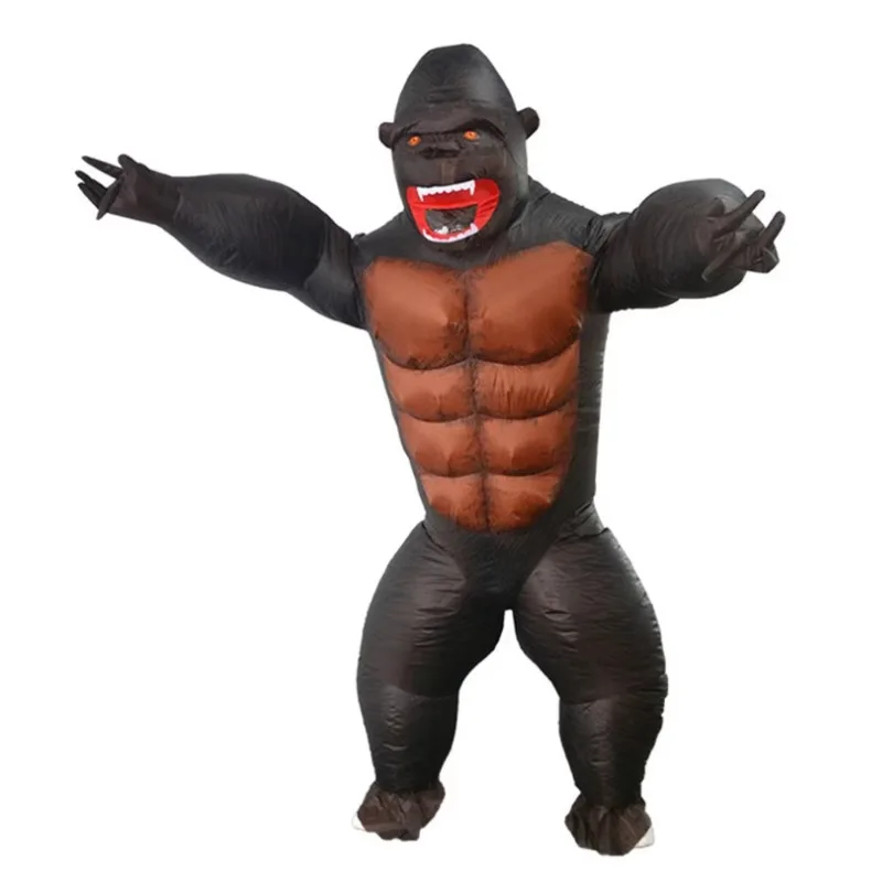 Kong inflatable clothing, animals, funny gorillas, costumes, stage performances, props