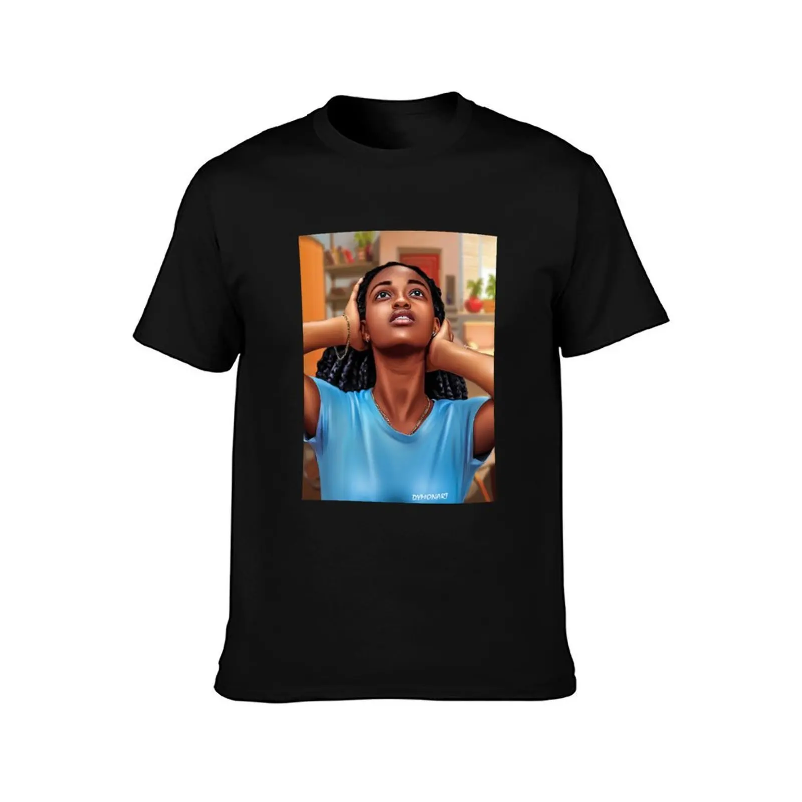 a digital painting from dymonart station T-Shirt Breathable Travel T-Shirt