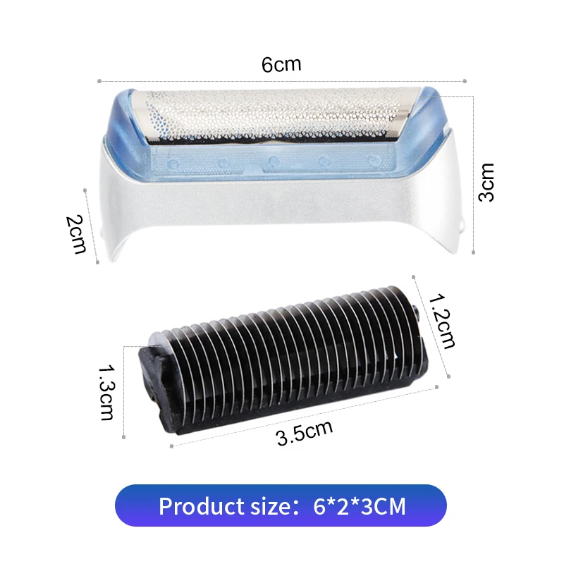 

Compatible with BRAUN Braun Series 20 Rechargeable Shaver Head Replacement Kit