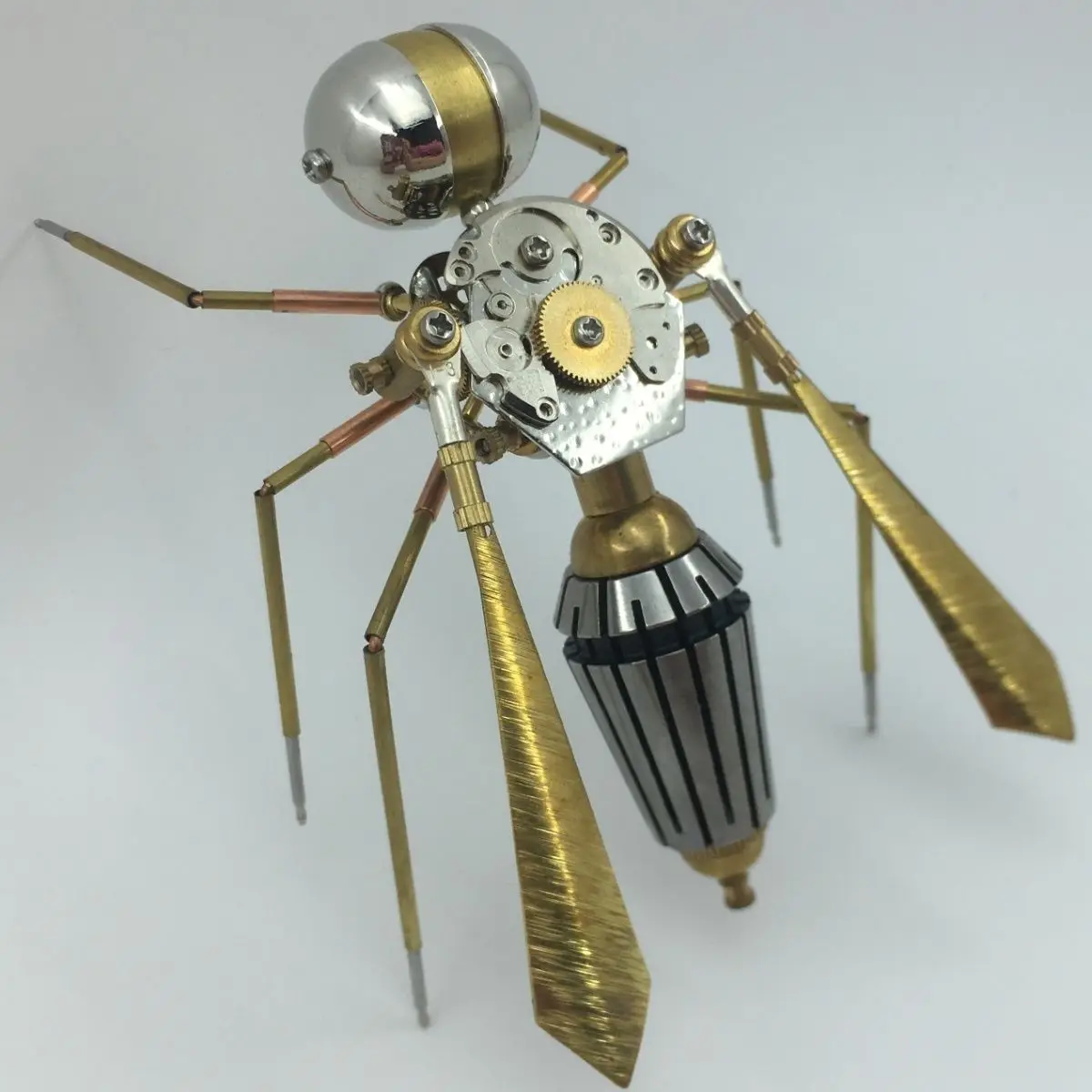 

Steampunk mechanical insect fighter bee handmade crafts creative ornament - Finished Product