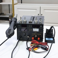 SAIKE 909D 700W SMD Rework Soldering Station 3 In 1 Heat Gun Desoldering DC Power Supply For mobile phone PCB Repair 110V/220V