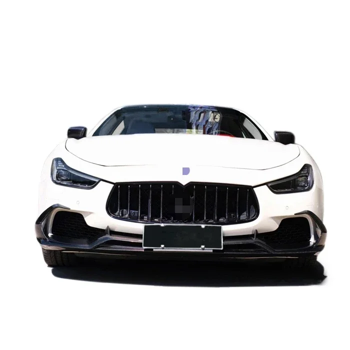 Body Kits For Maserati Ghibli Carbon Fiber Material Front Lip Side Skirts Rear Difuser/spoiler For Maserati Ghibli Body Kits