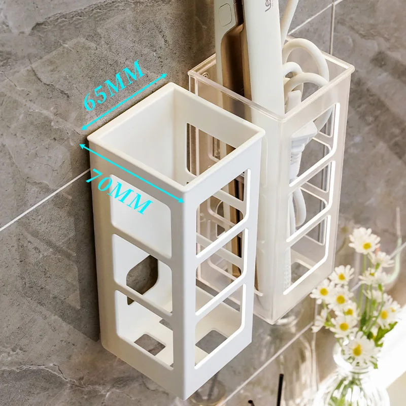 Wall Mounted Hair Styling Tool Organizer, Makeup Brushes Holder