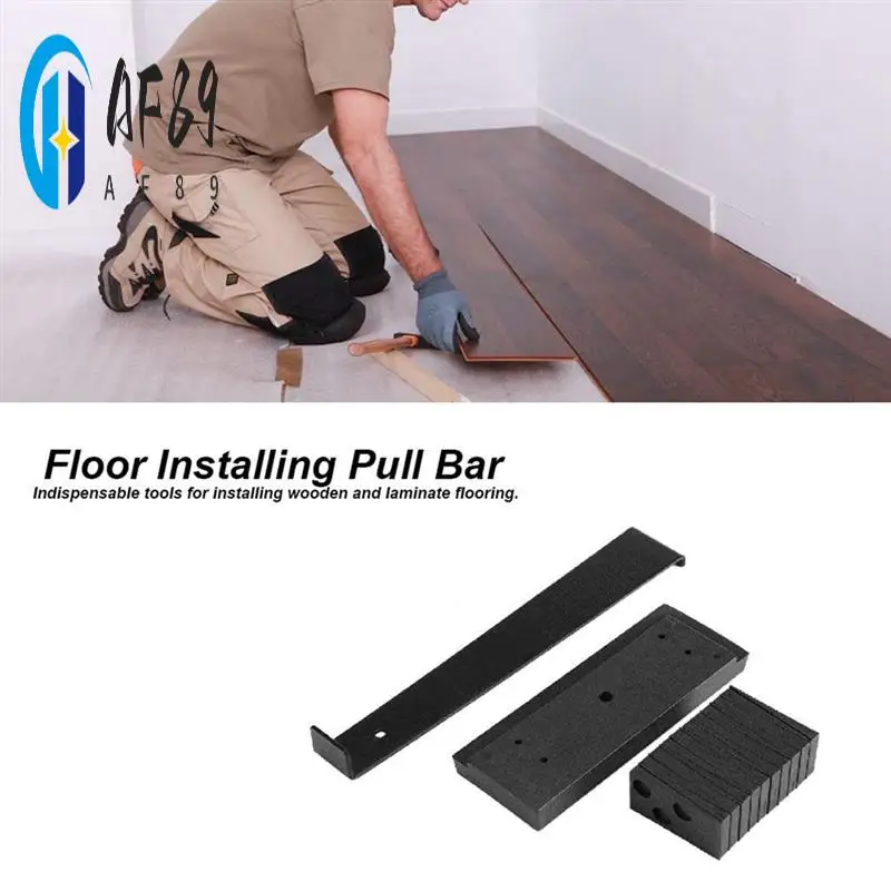 

AF89-22 Piece Wooden Floor Installation Tool Set Black 265Mm Long For Strengthening Wooden Floor Installation Square Knock Block